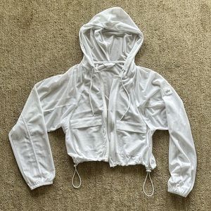 ALO White Mesh Jacket